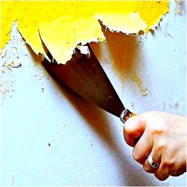 Как избавиться от старой краски на стенах