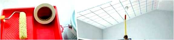 Как красить потолок вдоль или поперек