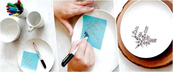 Как наносить краску на керамику