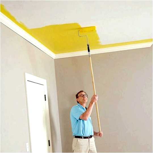 Как подготовить старый потолок к покраске