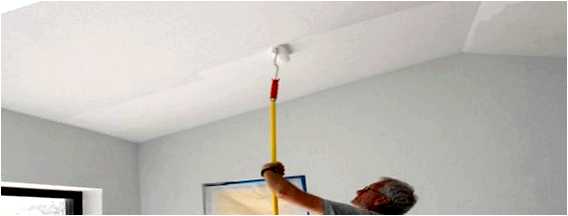 Как покрасить потолок чтобы не было полос